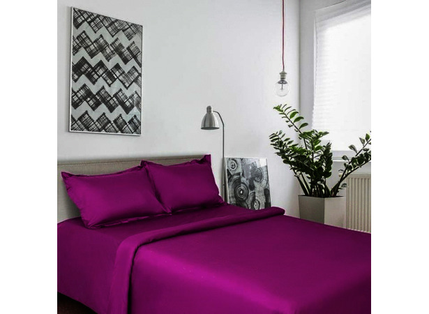 Комплект постельного белья Этель Пурпурное сияние мако-сатин 15 сп