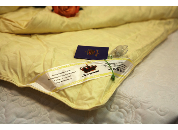 Одеяло Kingsilk Elisabette Элит зимнее 200*220 см (бежевое)