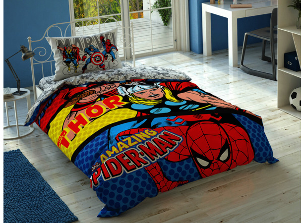 Комплект постельного белья Tac Marvel Comics ранфорс 15 сп