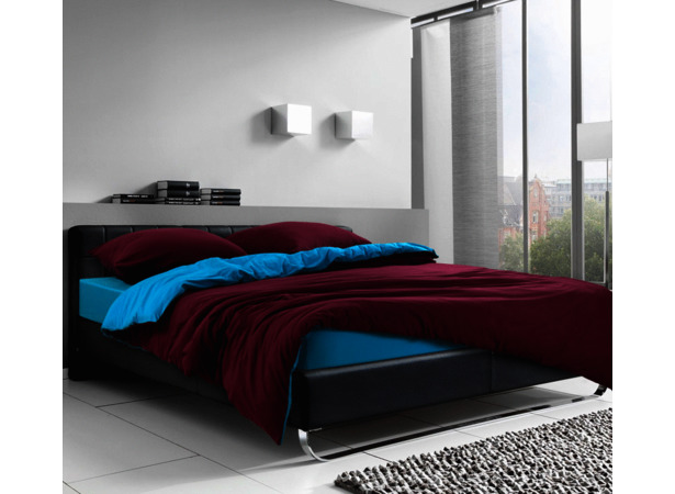Комплект постельного белья Текс-Дизайн Ледяной гранат трикотаж двуспальный евро