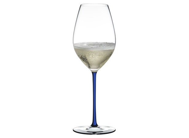 Фужер Fatto a Mano Champagne Wine Glass 445 мл (с синей ножкой)