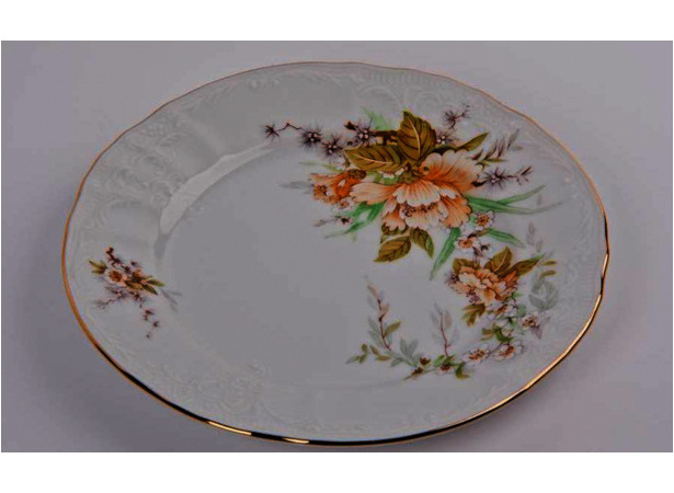 Набор тарелок Бернадот Зеленый цветок 23011 19 см 6 шт
