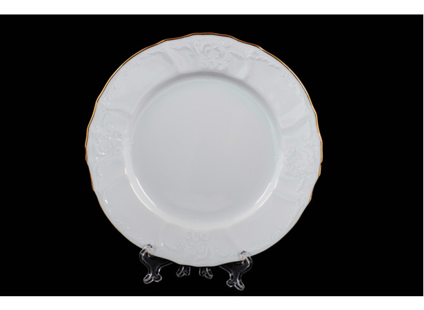 Набор тарелок Белый узор Jeremy 19 см 6 шт