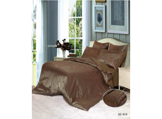 Комплект постельного белья Arlet AS-014 жаккардовый шелк двуспальный