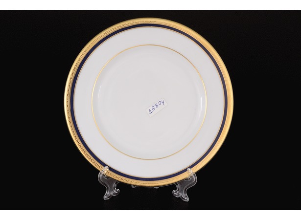 Набор тарелок Constanza Cobalt Gold 9030 27 см 6 шт