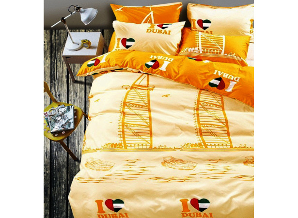 Комплект постельного белья Liliya Dubai (кремовый) микрофибра двуспальный