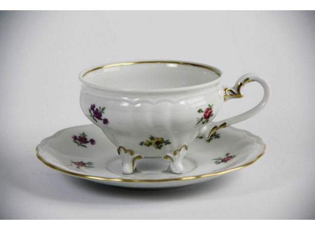 Набор чайный Шато Полевой цветок 138 (чашка 210 мл + блюдце) на 6 персон 12 предметов
