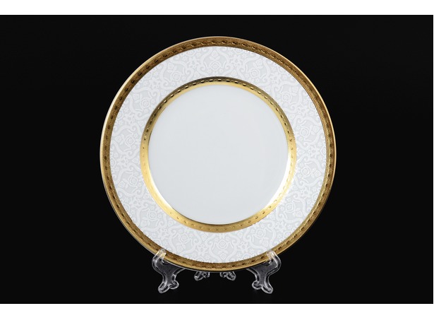 Набор тарелок Constanza Diamond White Gold 17 см 6 шт