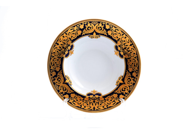 Набор глубоких тарелок Natalia Cobalt Gold 235 см 6 шт