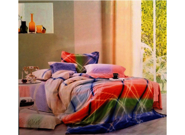 Комплект постельного белья Kingsilk Seda VX-18 сатин двуспальный