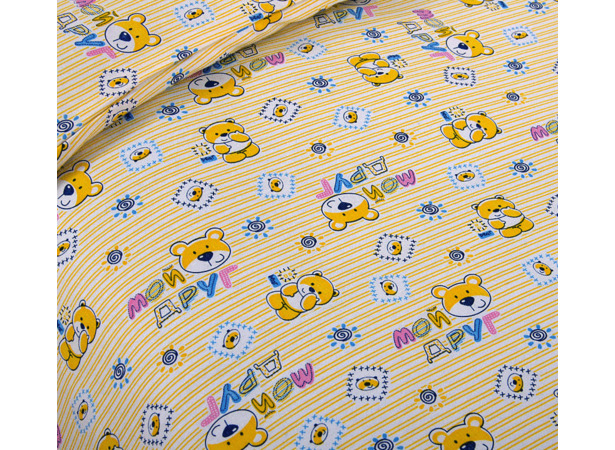 Комплект постельного белья Текс-Дизайн Мой друг (желтый) трикотаж детский