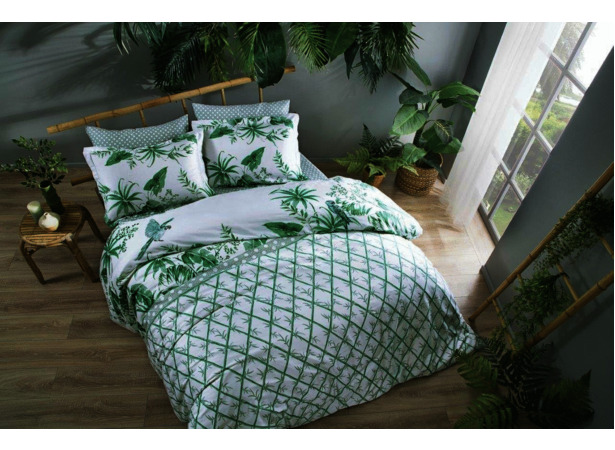 Комплект постельного белья Tac Premium Digital Patriot сатин-делюкс двуспальный евро