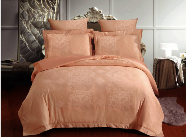 Комплект постельного белья Cleo Soft Cotton (персиковый) двуспальный евро
