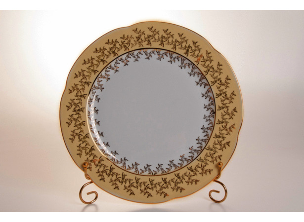 Набор тарелок Мария - Лист медовый 27 см 6 шт