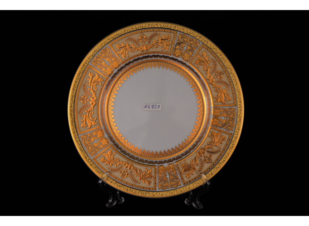 Набор тарелок Diadem Cream Gold 27 см 6 шт