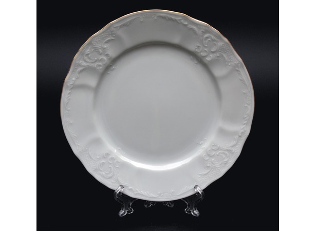 Набор тарелок Бернадот Белый узор 19 см 6 шт