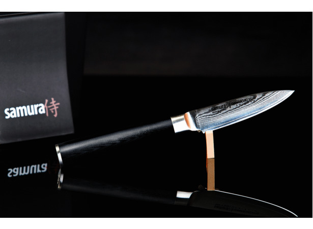 Нож кухонный Samura Damascus овощной 87мм