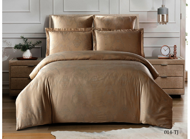 Комплект постельного белья Cleo Марион (темно-бежевый) двуспальный