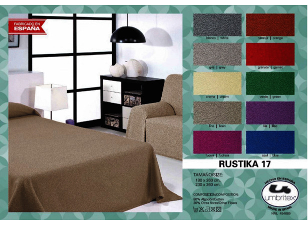 Покрывало-плед Umbritex Rustica 17 linen 180х260 см