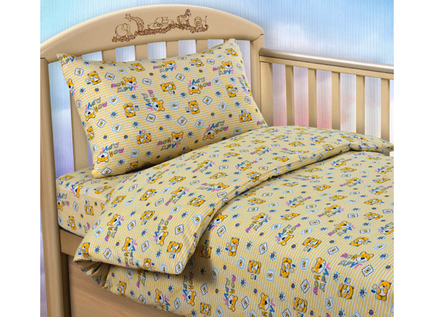 Комплект постельного белья Текс-Дизайн Мой друг (желтый) трикотаж детский