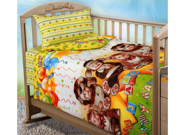 Комплект постельного белья Детский праздник бязь детский