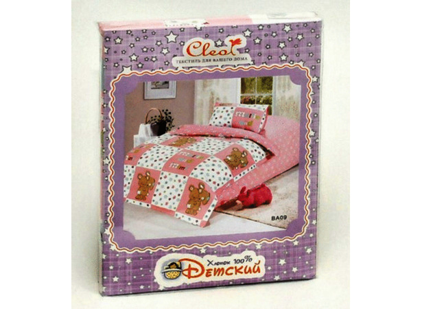 Комплект постельного белья Cleo Игрушки сатин детский