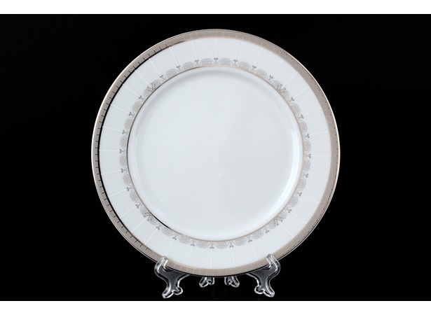 Набор тарелок Опал Платиновая лента 19 см 6 шт
