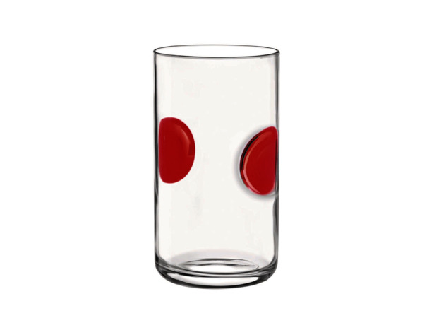 Набор стаканов Джиове Красный 490 мл 6 шт