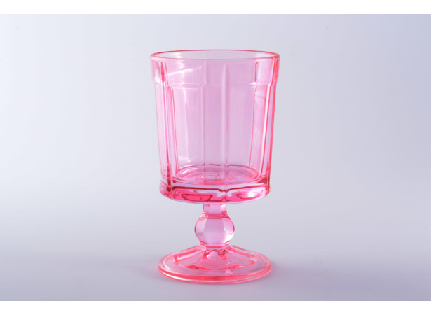 Набор стаканов Paris Розовый 300 мл 2 шт на ножке