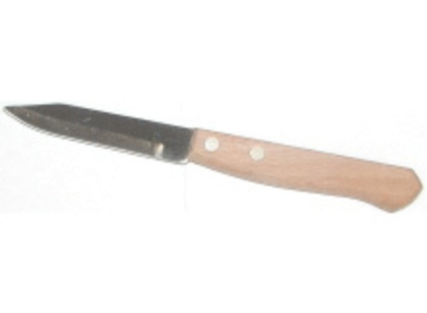 Нож для овощей 17/8 см на деревянной ручке Поварской эконом