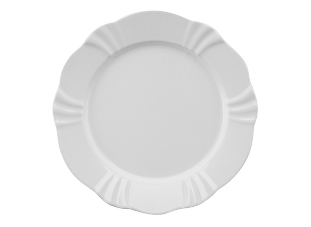 Набор тарелок Лауринда Белая 23 см 6 шт