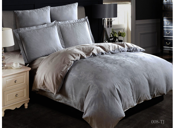 Комплект постельного белья Cleo Вивьен (серый) двуспальный