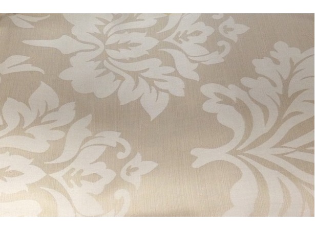 Комплект постельного белья Marize Бежевый с растительным орнаментом жаккард двуспальный (нав 50х70 см)