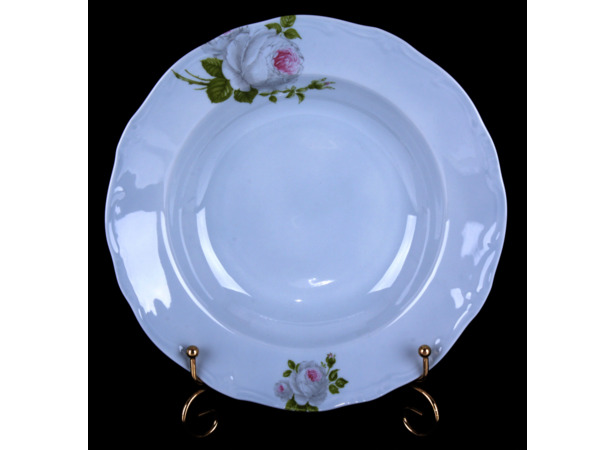 Набор глубоких тарелок Алвин голубой 6078 24 см 6 шт