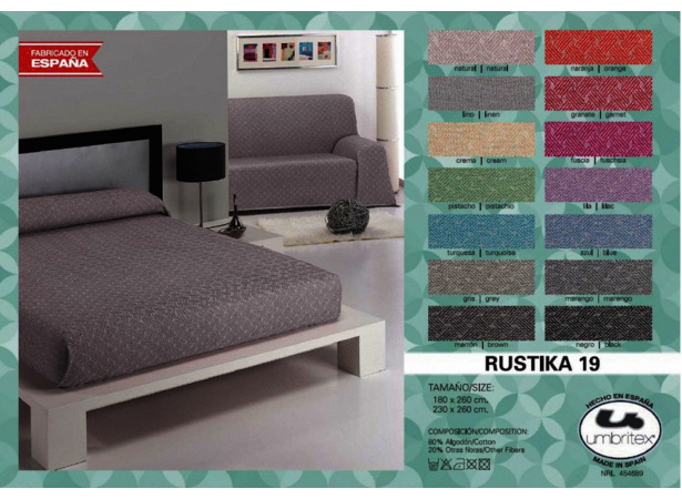 Покрывало-плед Umbritex Rustica 19 linen 230х260 см