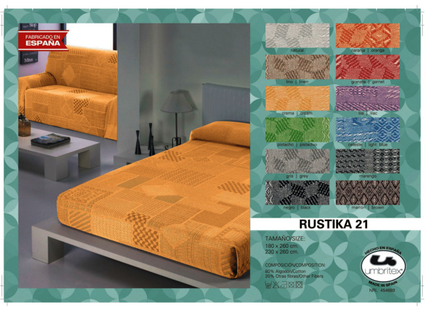 Покрывало-плед Umbritex Rustica 21 cream 230х260 см