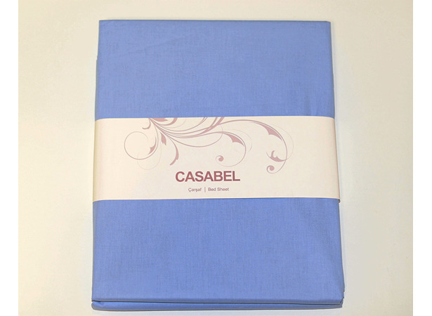 Простыня Casabel ранфорс 220х240 см (голубая)