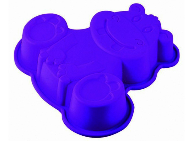Форма для выпечки Бегемот Silicone 20х20х45 см