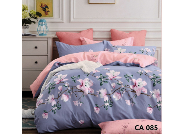 Комплект постельного белья Альвитек Весенние цветы сатин сем