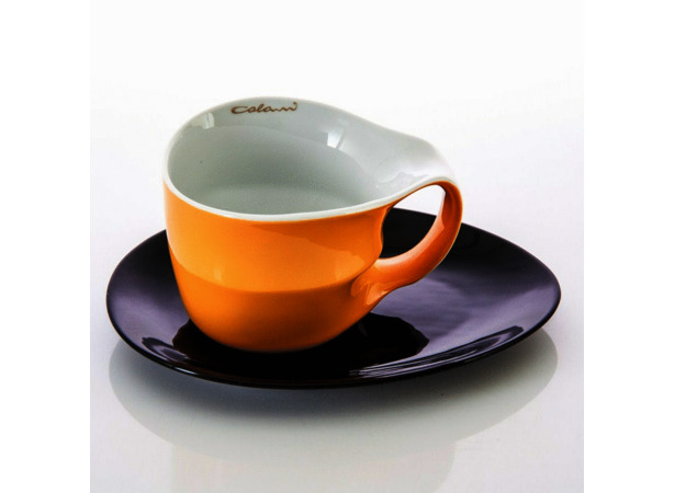 Набор для чая Colani (чашка 450 мл + блюдце) оранжевый