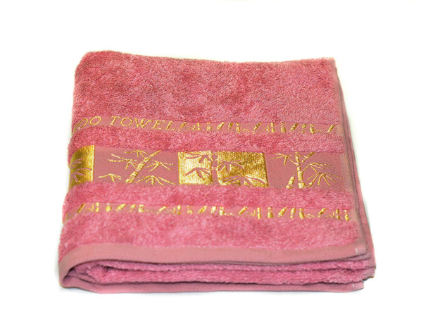 Полотенце махровое Brielle Bamboo Gold 50х90 см (розовое)