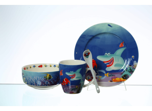 Детский набор посуды Submarine World 4 предмета