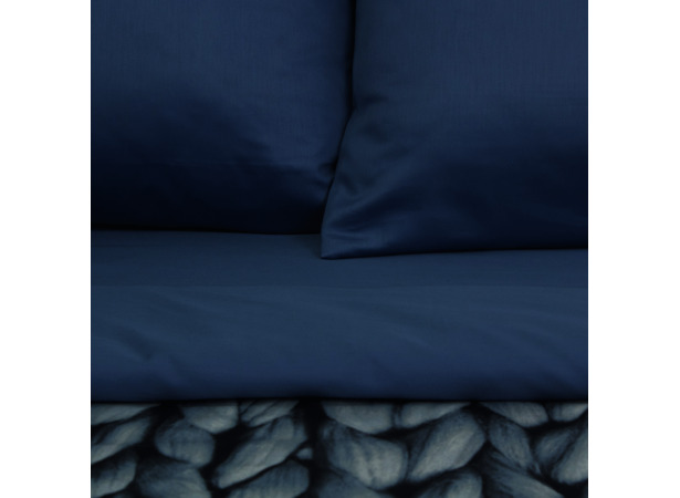 Комплект постельного белья Этель Мягкие сны синий мако-сатин двуспальный