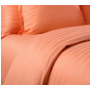 Комплект постельного белья Нежный персик страйп-сатин двуспальный евро