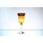 Набор бокалов для вина Анжела Золотая полоса Медовый фон 250 мл