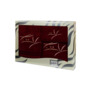 Комплект полотенец Valentini Fancy (бордовый) 30х50 см 50х100 см 100х150 см 3 шт