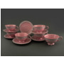 Чайный набор Соната Розовый фарфор 3002 (чашка 200 мл + блюдце) на 6 персон