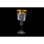 Набор бокалов для вина Хрусталь с золотом 24111 220 мл 6 шт