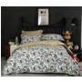 Комплект постельного белья Сайлид Серый орнамент сатин двуспальный евро