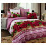 Комплект постельного белья Розы 3 бязь двуспальный